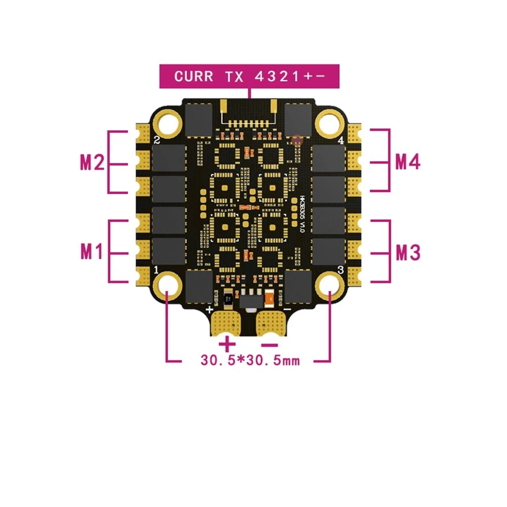 HAKRC 60A Blheli_32 2-6S 4'ü 1 - Drone Racing Esc incelemesi ve fiyatı